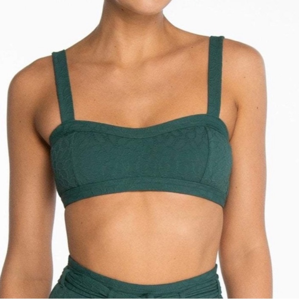 Peony Lagoon Soiree Crop Bikini Top Size US 4 / AUS 8